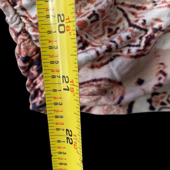 Free People ASO Fiona Bell Surplice Paisley Bohemian Sleeve Wrap Top Blouse SZ M - Picture 7 of 12